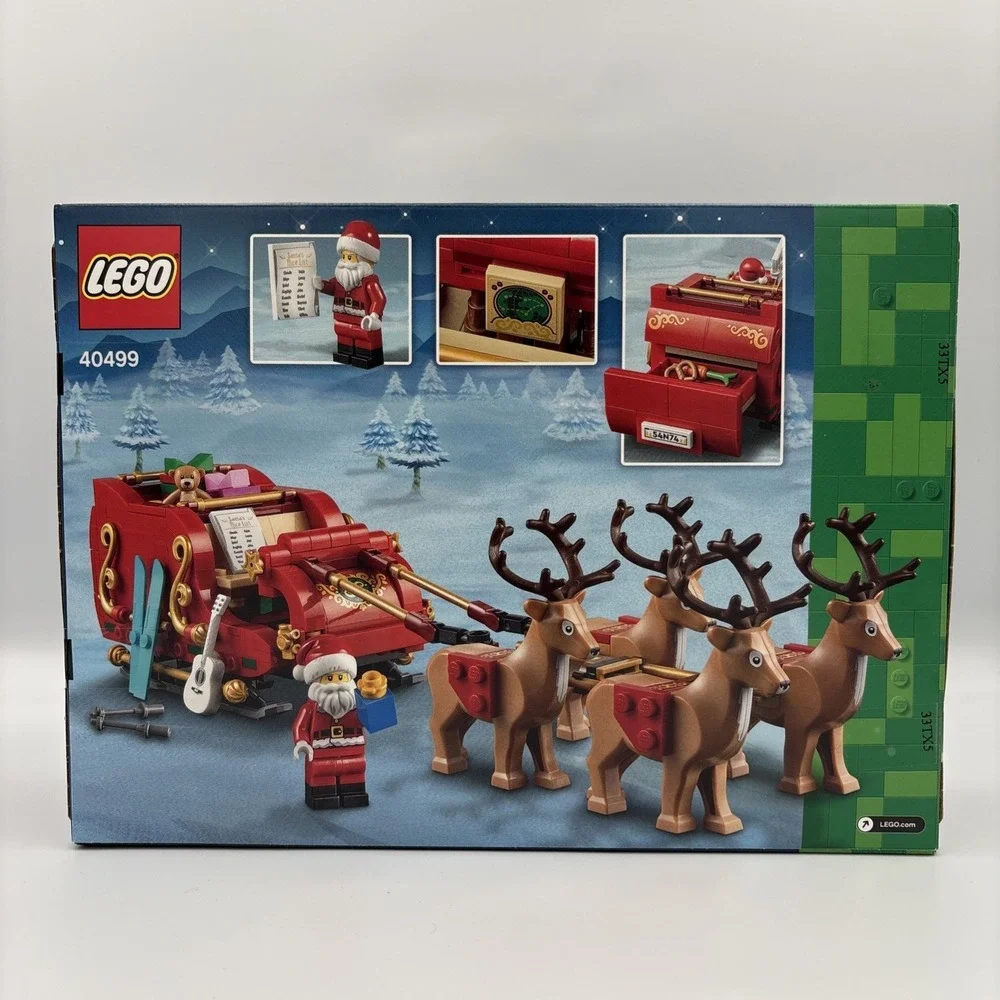 LEGO Santa's Sleigh 40499 NEW IN BOX Unopened Christmas 343 Pcs